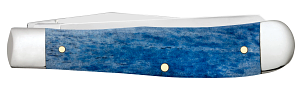 Load image into Gallery viewer, Case John Wayne Smooth Navy Blue Bone Trapper (10719)
