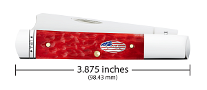 Load image into Gallery viewer, Case Dark Red Bone Standard Jig Razor, 2024 Shot Show Exclusive (10766)
