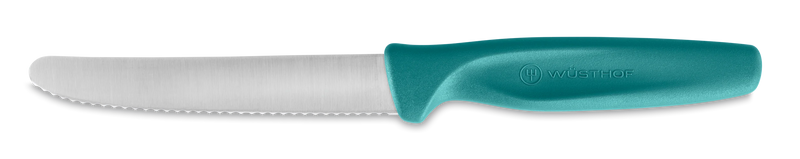 Cargue la imagen en el visor de la galería, Wüsthof Create Collection 4&quot; Serrated Paring Knife, Teal (1145306410)
