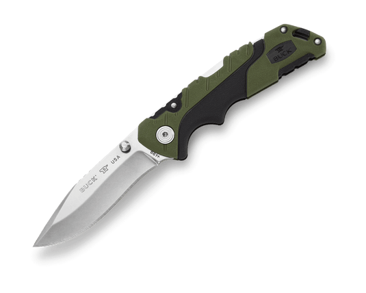 Buck® 661 Folding Pursuit™ Small 420HC Green/Black (0661GRS)