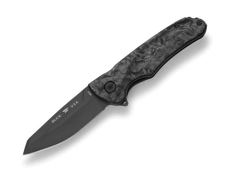 Load image into Gallery viewer, Buck® 843 Sprint™ Ops S45VN Marbled Carbon Fiber (0843CFS)
