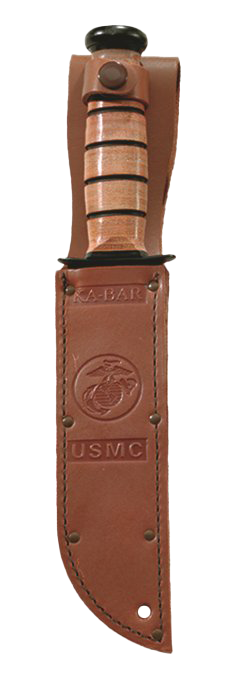 KA-BAR® Full-Size Brown Leather USMC Sheath (1217S)