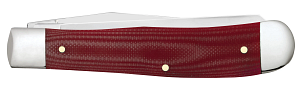 Case USMC Red G10 Smooth Trapper (13197)