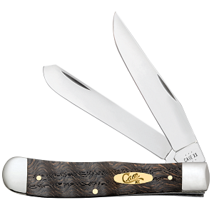 Case Black Curly Oak Wood Smooth Trapper (14000)