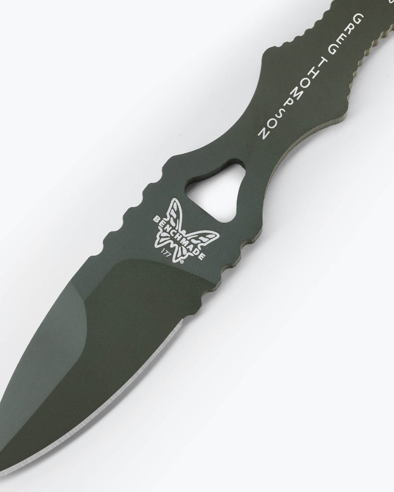 Load image into Gallery viewer, Benchmade SOCP® Mini Dagger Spear-Point, Olive Drab (177GN)
