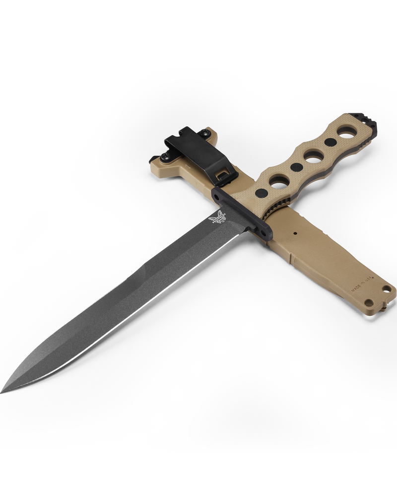 Load image into Gallery viewer, Benchmade SOCP® Fixed Blade Dagger Tan G10 (185BK-1)
