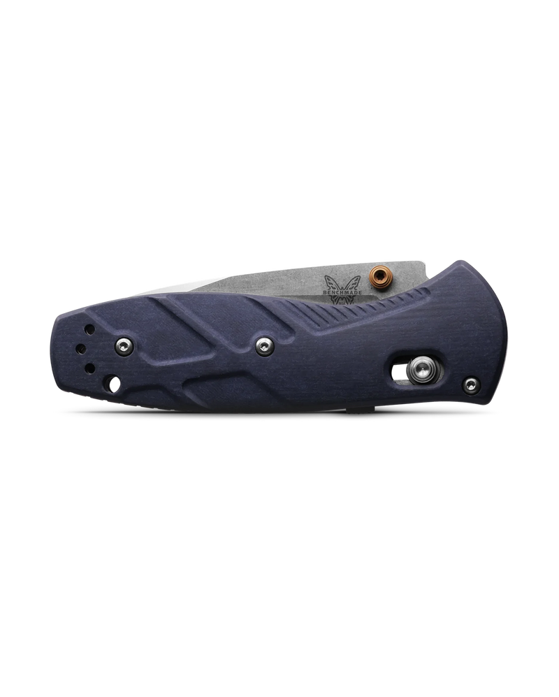 Load image into Gallery viewer, Benchmade Mini Barrage® AXIS Assist Blue Canyon Richlite (585-03)
