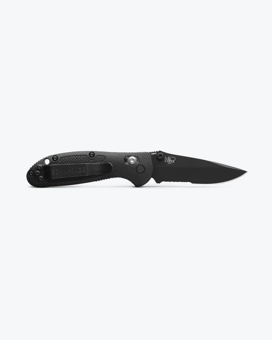 Benchmade Mini Griptilian® AXIS Lock Black S30V Partially Serrated (556SBK-S30V)