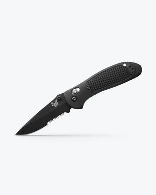 Benchmade Griptilian® AXIS Lock Black S30V Partially Serrated (551SBK-S30V)