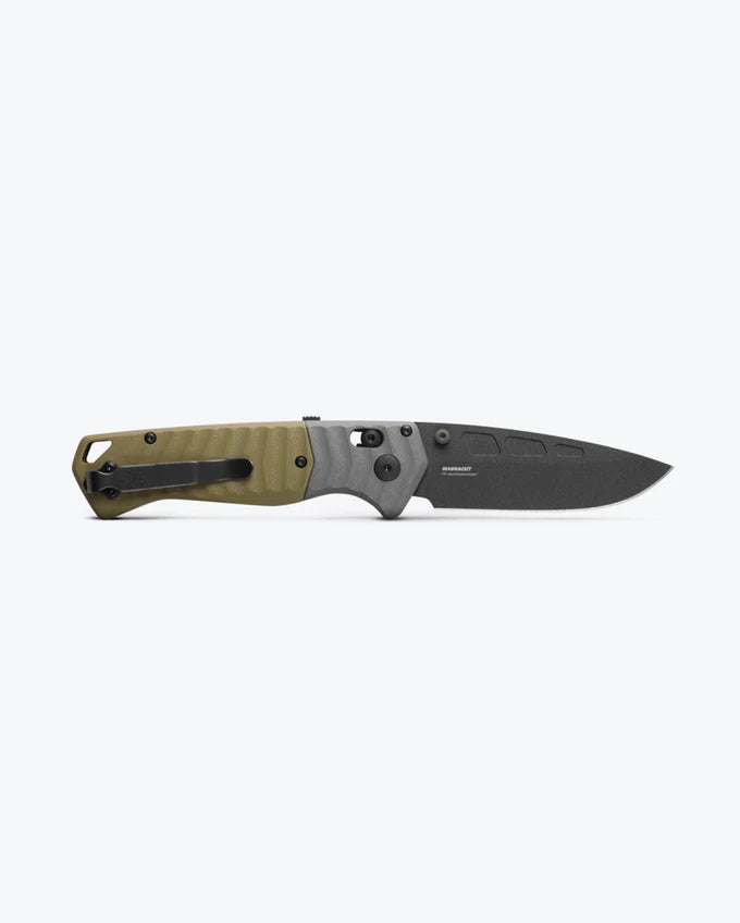 Cargue la imagen en el visor de la galería, Benchmade PSK™ AXIS® Assist Gray &amp; OD Green G10, Magnacut (593BK)
