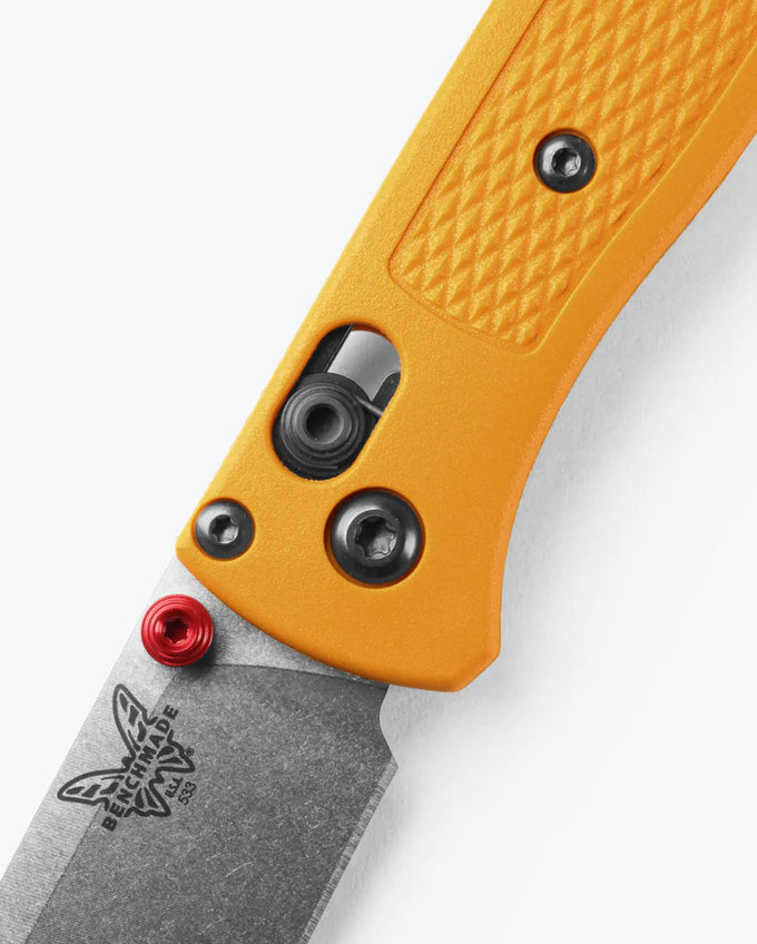 Cargue la imagen en el visor de la galería, Benchmade Mini Bugout® AXIS® Lock Daybreak Yellow Grivory® (533-08) - COMING SOON!!
