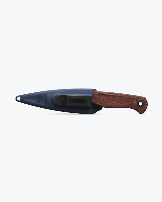 Cargue la imagen en el visor de la galería, Benchmade Dacian™ Fixed Blade MagnaCut Brown Canvas Micarta (203BT-01)
