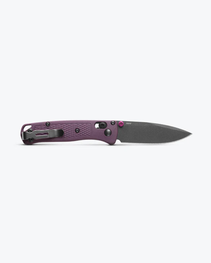 Cargue la imagen en el visor de la galería, Benchmade Mini Bugout® AXIS® Lock Dark Purple Grivory® (533GY-09) - COMING SOON!!
