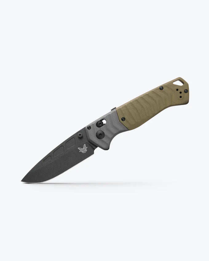 Cargue la imagen en el visor de la galería, Benchmade PSK™ AXIS® Assist Gray &amp; OD Green G10, Magnacut (593BK)
