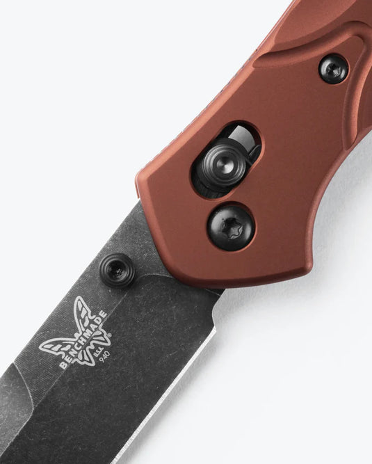 Benchmade Mini Osborne AXIS Lock Burnt Copper Aluminum, MagnaCut (945BK-03)