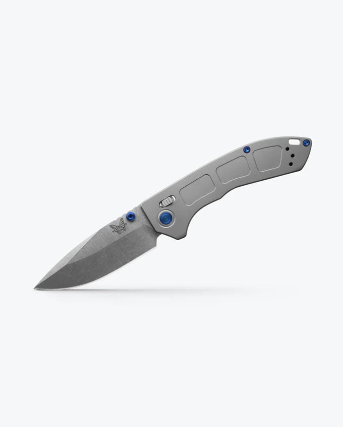 Load image into Gallery viewer, Benchmade Mini Narrows™ AXIS® Lock Gray Titanium (743)
