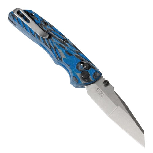 Load image into Gallery viewer, Hogue Deka ABLE Lock Stonewash Wharncliffe Tumbled Blue Lava G10 (HO24263)
