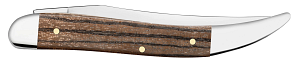 Case Natural Zebrawood Smooth Medium Texas Toothpick (25146)