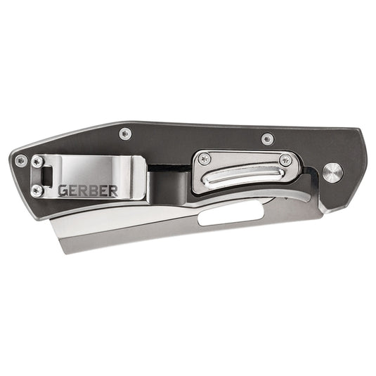 Gerber Flatiron D2 Urban Blue Canvas Micarta (30-001789)