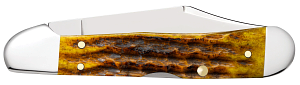 Case Heritage Jigged Honeycomb Bone Mini Copperlock® (32274)