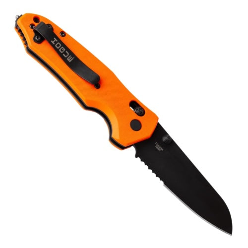 Load image into Gallery viewer, Hogue Trauma First Response Tool Black Sheepsfoot Orange G10 (HO34774)
