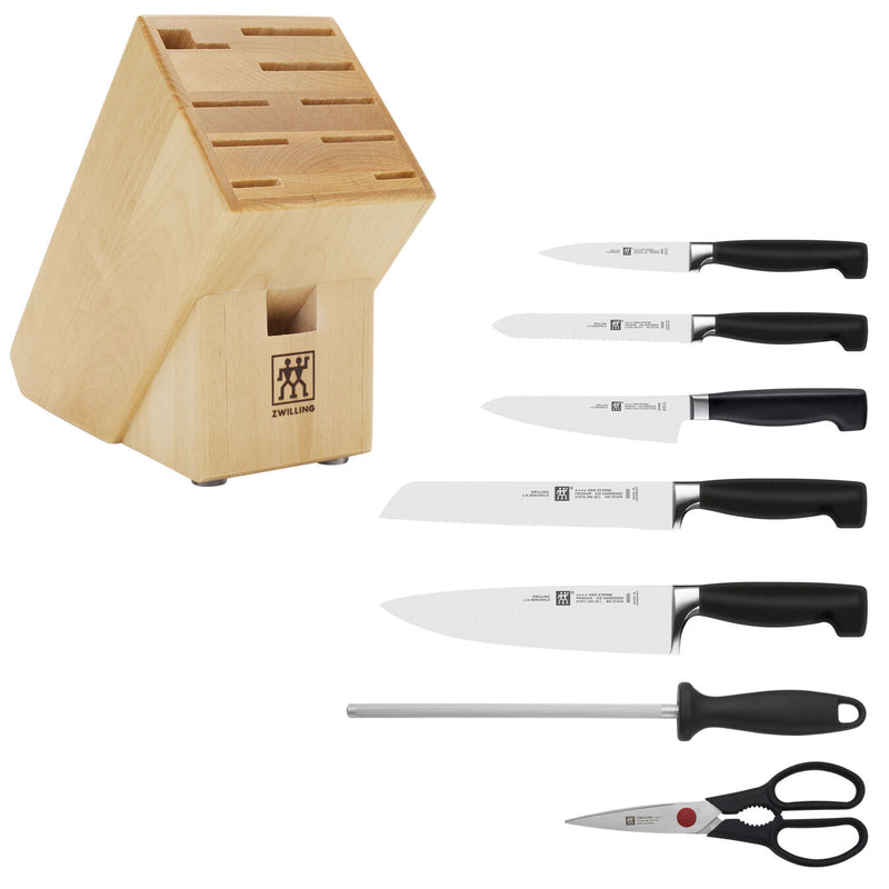 Load image into Gallery viewer, Zwilling Four Star 8-Piece Knife Block Set (35065-700)
