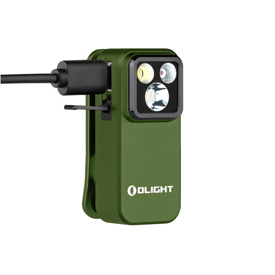 Olight Oclip Pro Clip-On Flashlight, OD Green