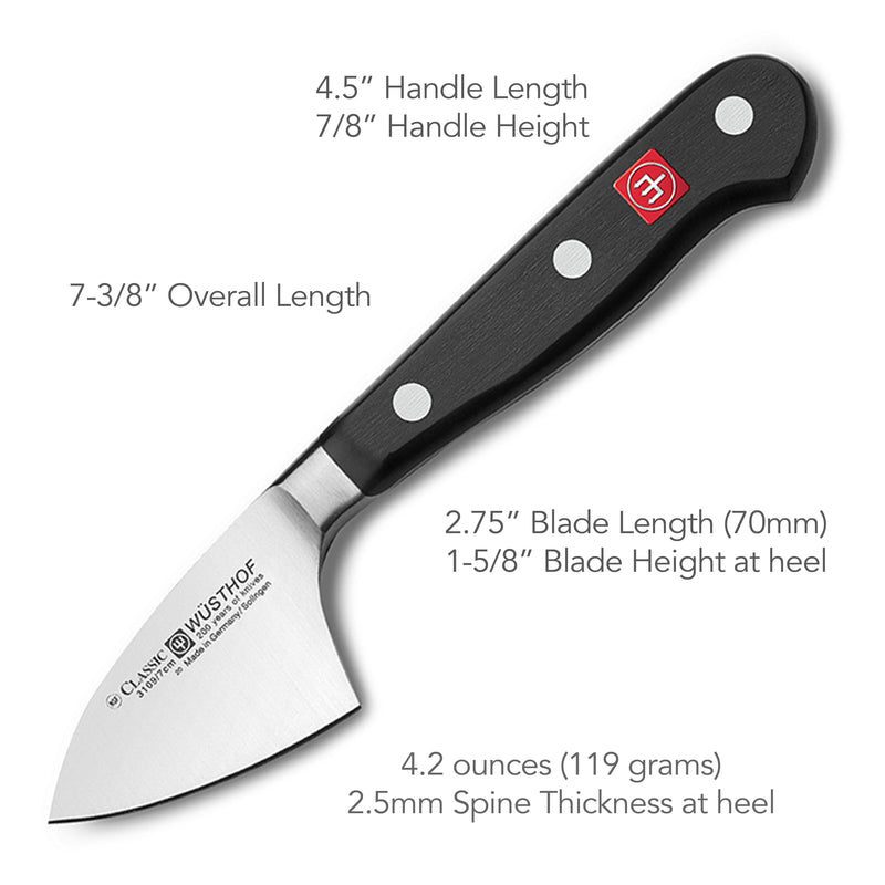 Load image into Gallery viewer, Wüsthof Classic 2 3/4&quot; Parmesan Cheese Knife (3109/7) - DISCONTINUED
