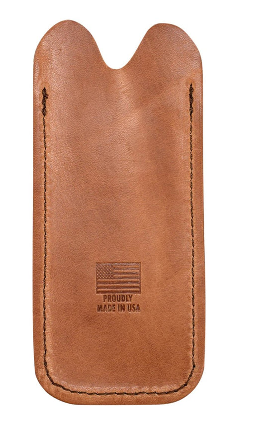 Case Genuine Brown Leather Knife Slip (41410)