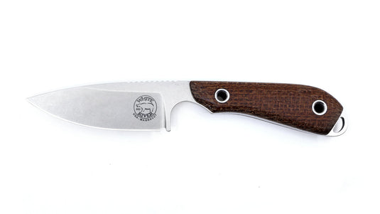 White River M1 Caper™ Natural Burlap Micarta, MagnaCut (WRM1-BNA-MAG)