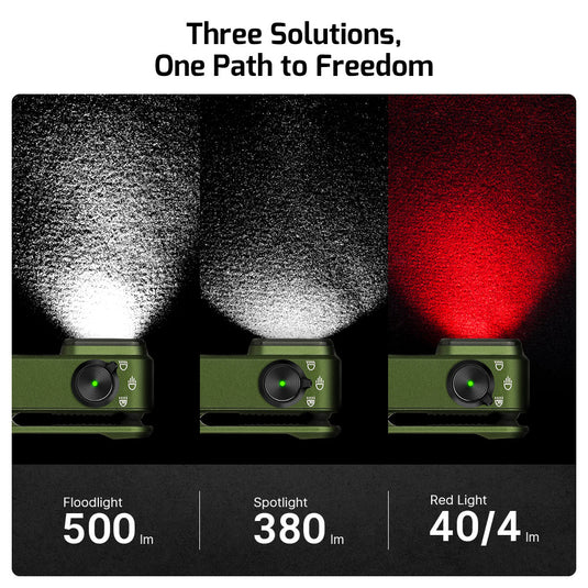 Olight Oclip Pro Clip-On Flashlight, OD Green