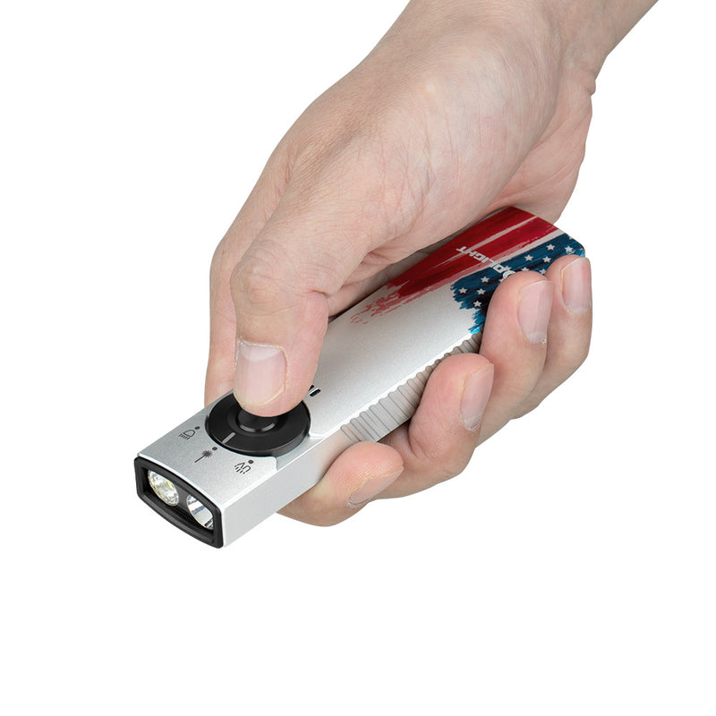 Load image into Gallery viewer, Olight Arkfeld Pro Stars &amp; Stripes Edition, Cool White
