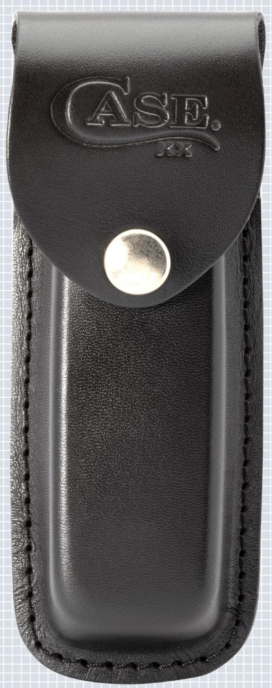 Case Genuine Black Leather Large Sheath (52235)