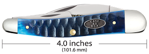 Cargue la imagen en el visor de la galería, Case Limited XX® Edition Ocean Blue Bone Gator Jig Seahorse Whittler (53983)

