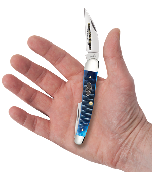 Cargue la imagen en el visor de la galería, Case Limited XX® Edition Ocean Blue Bone Gator Jig Seahorse Whittler (53983)
