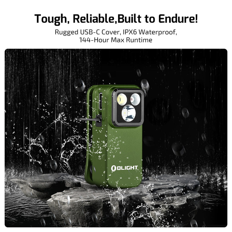 Load image into Gallery viewer, Olight Oclip Pro Clip-On Flashlight, OD Green
