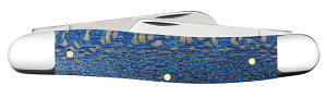 Case Smooth Blue Sycamore Wood Stockman (63732)