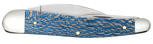 Cargue la imagen en el visor de la galería, Case Smooth Blue Sycamore Wood Seahorse Whittler (63735)
