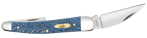 Cargue la imagen en el visor de la galería, Case Smooth Blue Sycamore Wood Seahorse Whittler (63735)
