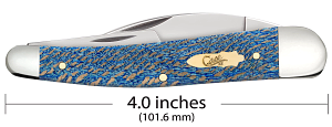 Cargue la imagen en el visor de la galería, Case Smooth Blue Sycamore Wood Seahorse Whittler (63735)
