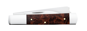 Load image into Gallery viewer, Case Smooth Brown Maple Burl Wood Razor (64058)

