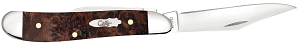Cargue la imagen en el visor de la galería, Case Smooth Brown Maple Burl Wood Peanut (64059)

