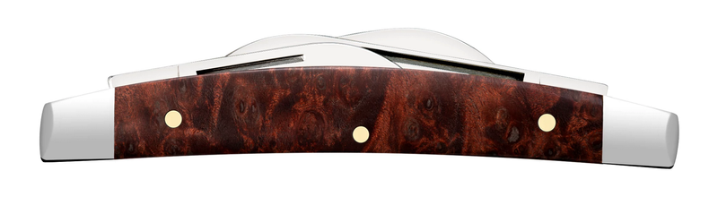 Load image into Gallery viewer, Case Smooth Brown Maple Burl Wood Small Congress (64069)
