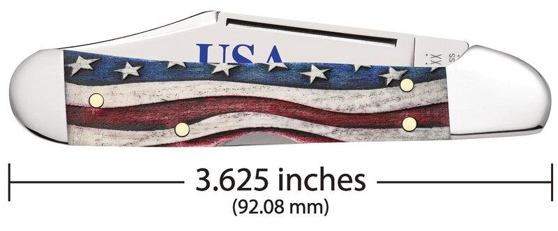 Load image into Gallery viewer, Case Star Spangled Embellished Smooth Natural Bone Color Wash Mini CopperLock® (64141)
