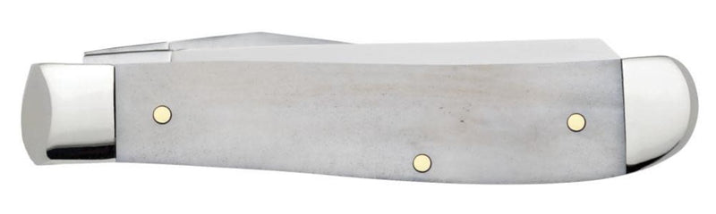 Load image into Gallery viewer, Case Worry Less, Pray More Embellished Smooth Natural Bone Mini Trapper (60869)
