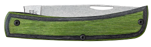 Cargue la imagen en el visor de la galería, Case Crossroads Green Black Laminate Wood Sod Buster® Jr S35VN (66383)
