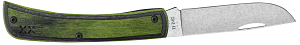 Cargue la imagen en el visor de la galería, Case Crossroads Green Black Laminate Wood Sod Buster® Jr S35VN (66383)
