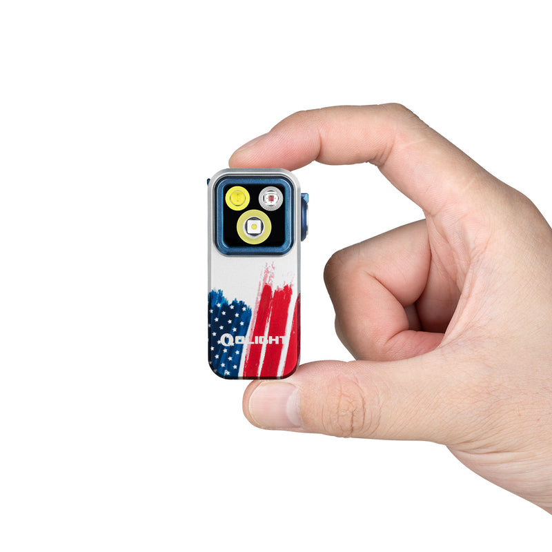 Cargue la imagen en el visor de la galería, Olight Oclip Pro Clip-On Flashlight, Stars &amp; Stripes Edition
