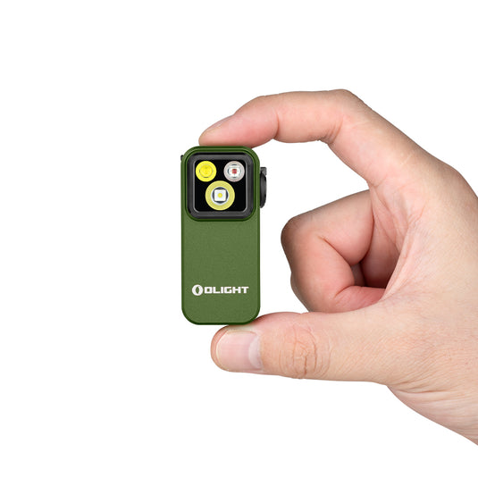 Olight Oclip Pro Clip-On Flashlight, OD Green
