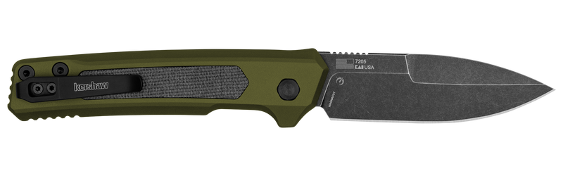 Cargue la imagen en el visor de la galería, Kershaw® Launch 22 Auto, Aluminum &amp; Micarta, Magnacut (7205)

